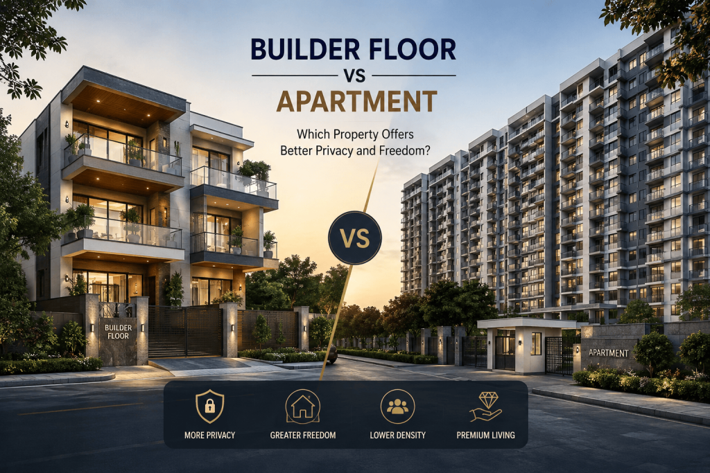 Builder Floor vs Apartment Which Property Offers Better Privacy and Freedom