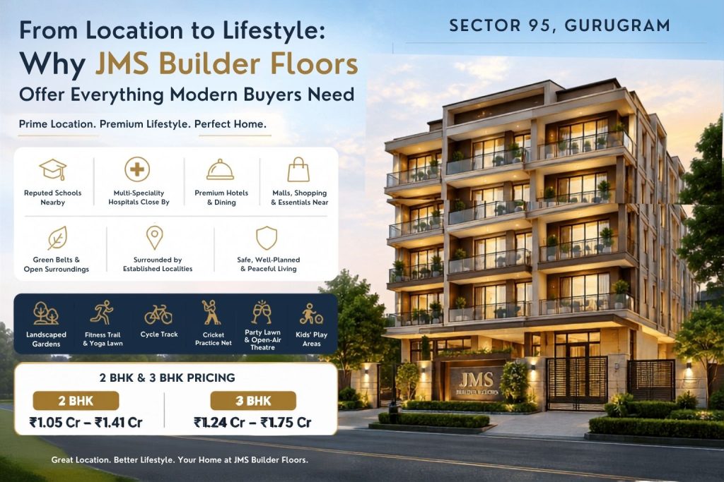 From Location to Lifestyle: Why JMS Builder Floors Offer Everything Modern Buyers Need