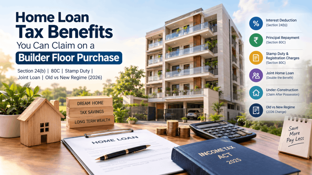 Home Loan Tax Benefits You Can Claim on a Builder Floor Purchase