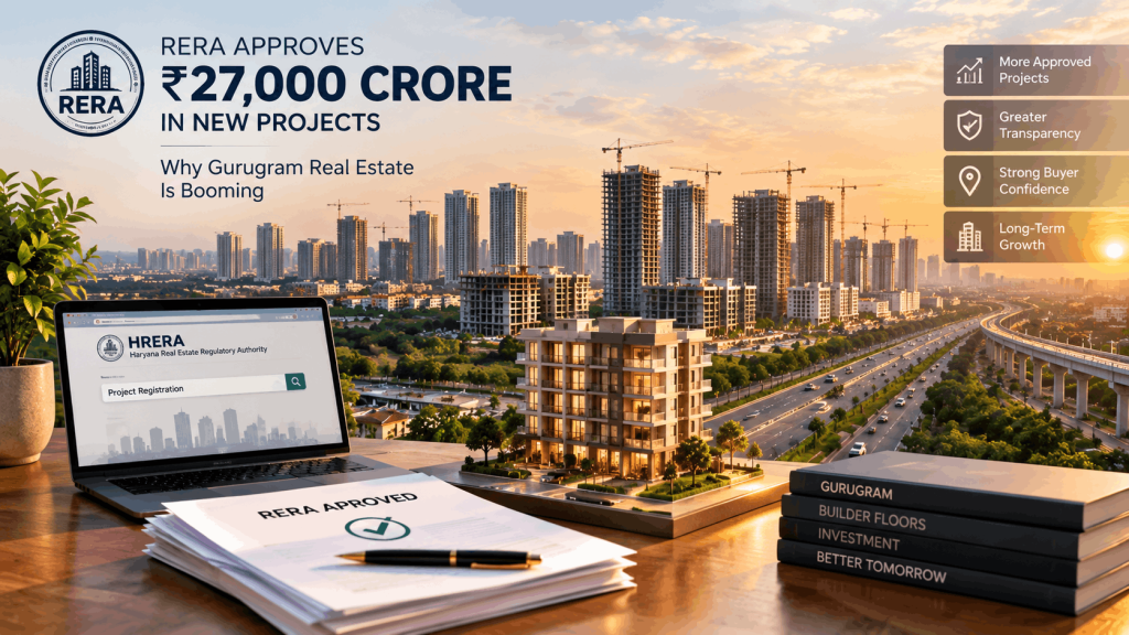 RERA Approves ₹27,000 Crore in New Projects — Why Gurugram Real Estate Is Booming