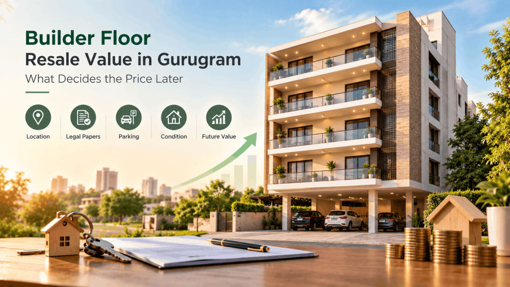 Builder Floor Resale Value in Gurugram: What Decides the Price Later